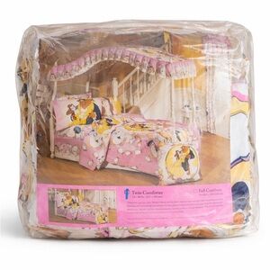 Vintage Disney Beauty and the Beast Twin Comforter Cottagecore Princesscore 90s